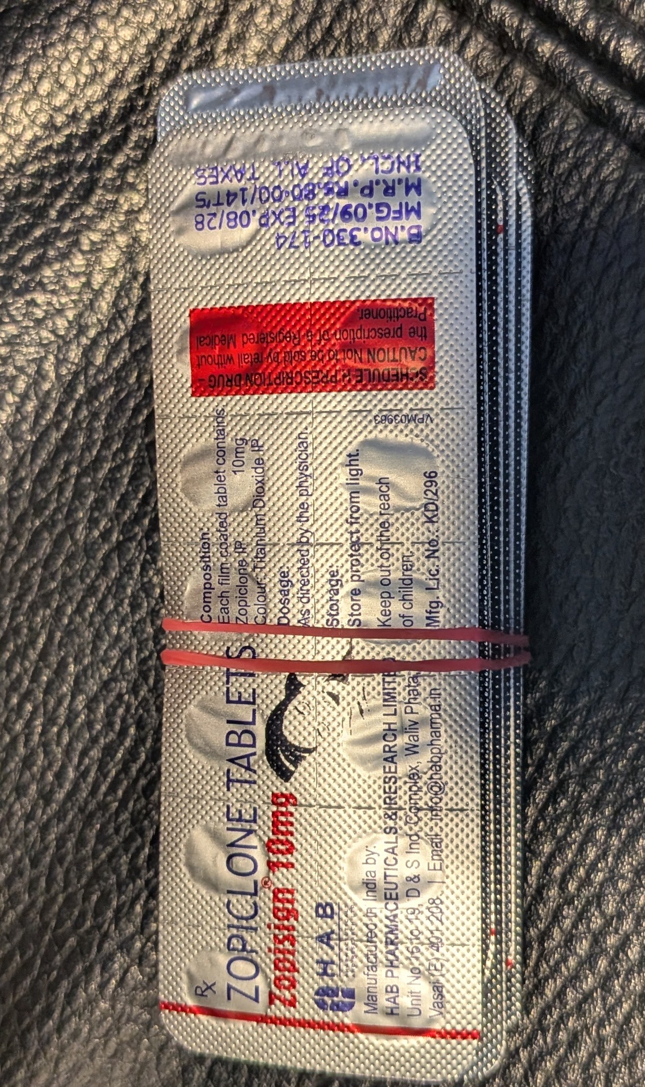 Zopiclone 10mg